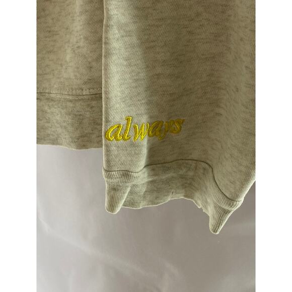 MAYFAIR Unisex Grey-Multicolor Empathy Always Embroidered Sweatshirt SZ OS - Picture 8 of 9